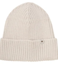 Huttelihut Hue - Uld - Strik - Sand Melange