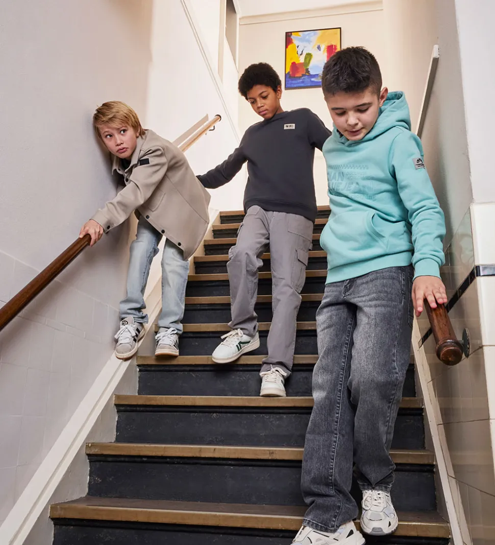 Indian Blue Jeans Hættetrøje - Aquifer m. Print