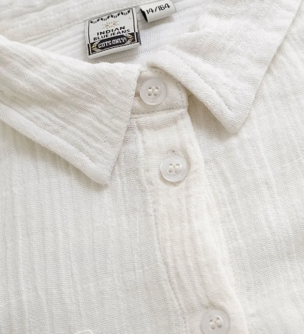 Indian Blue Jeans Skjorte - Bright White