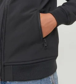Jack & Jones Softshelljakke m. Fleece - Noos - Sort