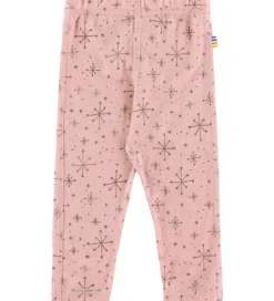 Joha Leggings - Uld - Rosa m. Stjerner