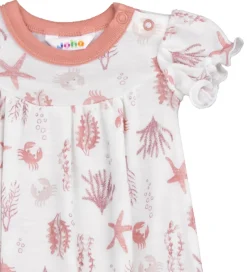 Joha Sommerdragt - Uld - Lyserød m. Print