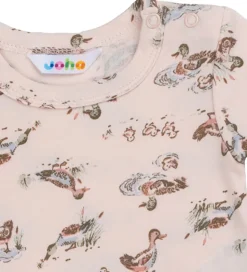 Joha Sommerdragt - Viskose/Bambus - Lyserød m. Ænder