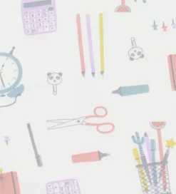 Joha Undertrøje - Viskose/Bambus - Off White m. Print