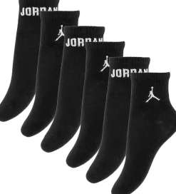 Jordan Ankelstrømper - 6-pak - Sort m. Hvid