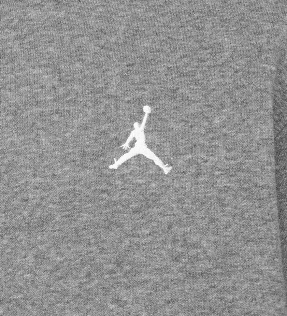 Jordan Hættetrøje - Carbon Heather m. Logo