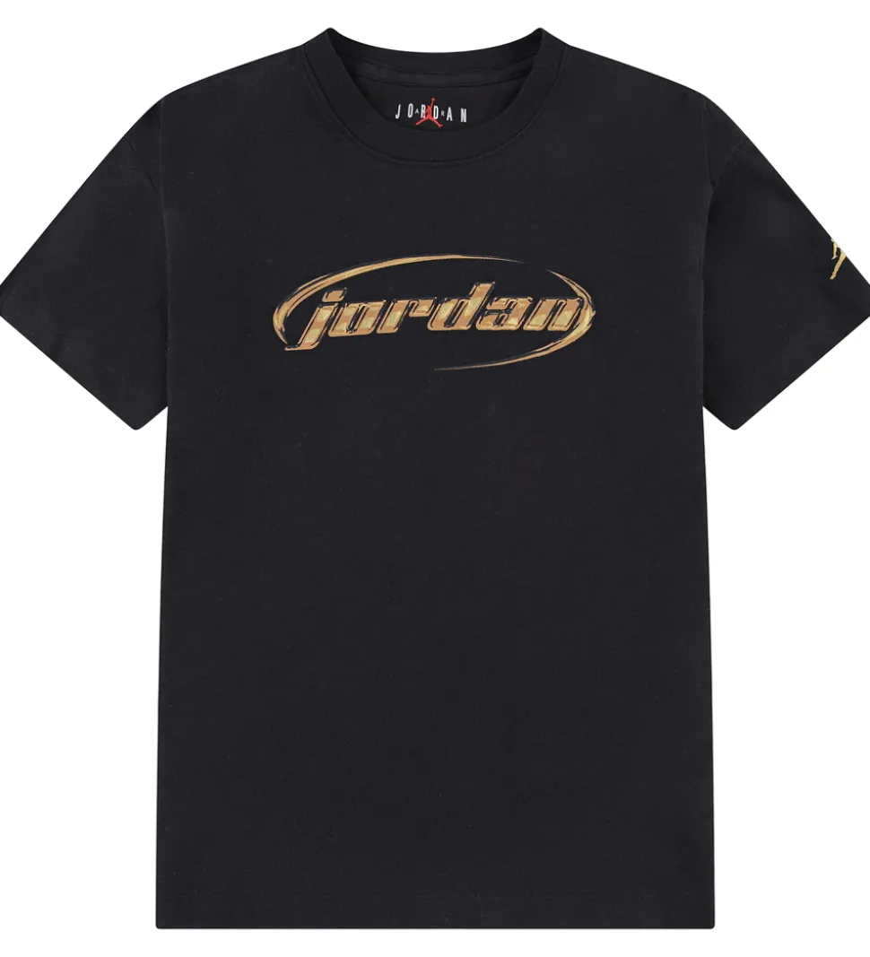 Jordan T-shirt - Sort m. Guld