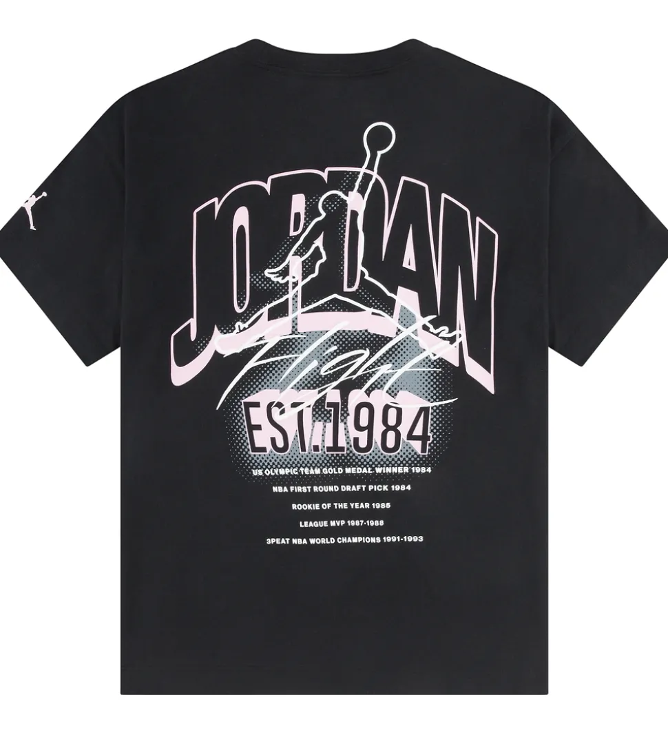 Jordan T-shirt - Sort m. Rosa