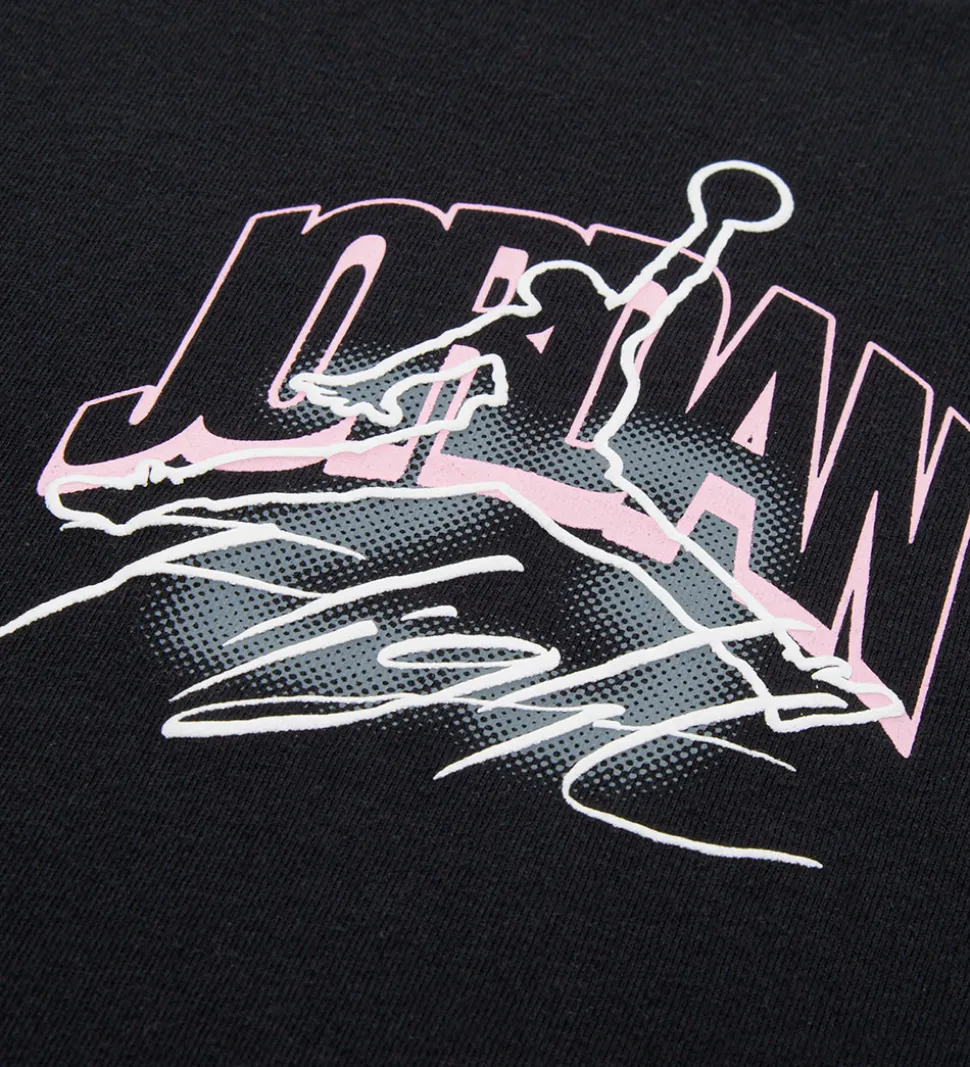 Jordan T-shirt - Sort m. Rosa