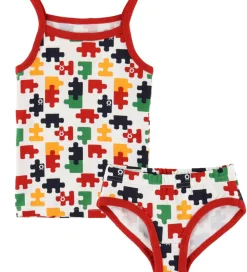 Katvig Undertøj - Hvid m. Puslespil