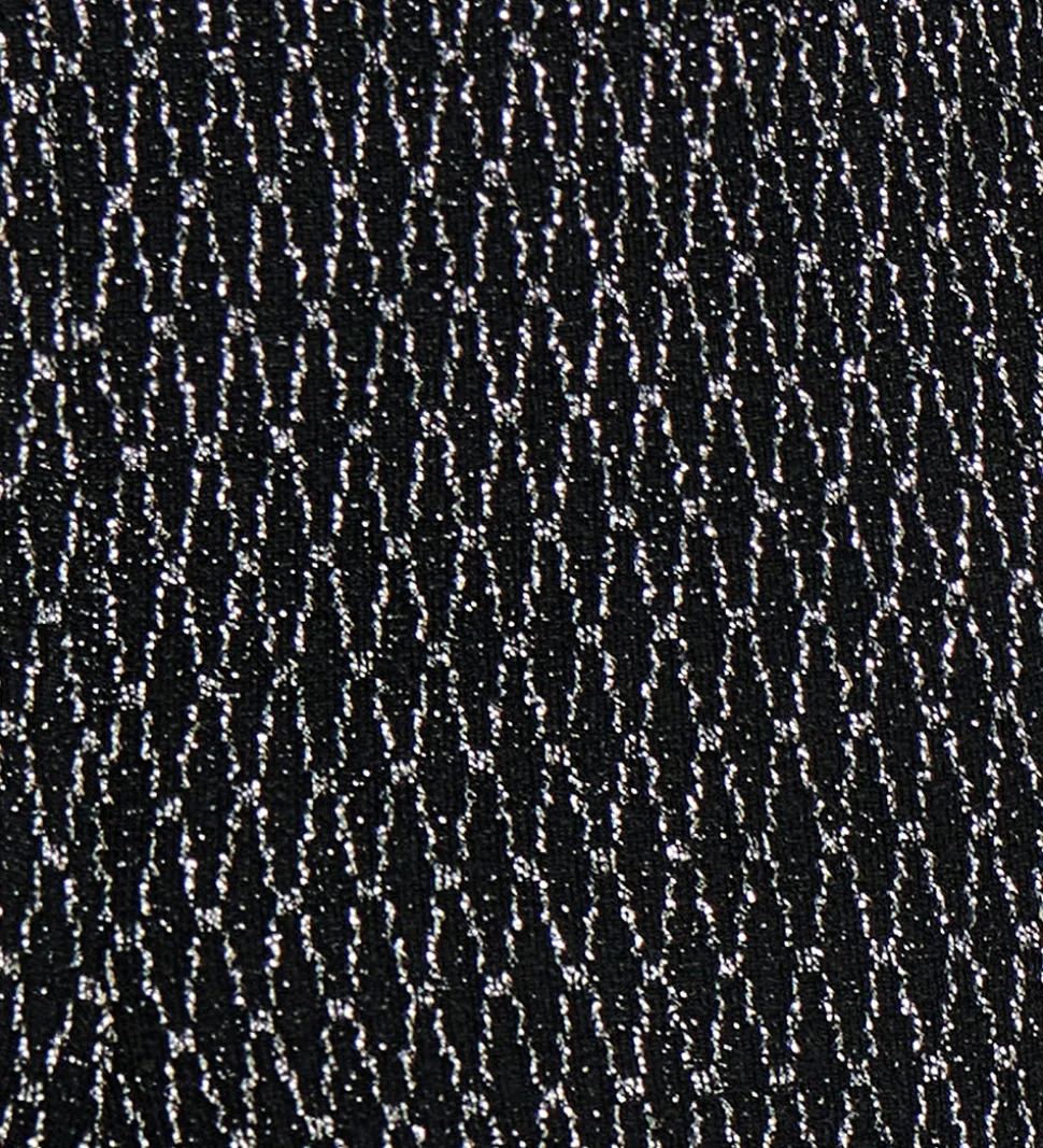 Kids Only Bukser - KogQueen - Black/Lurex Silver/Harlekin