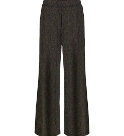 Kids Only Bukser - KogQueen - Black/Lurex Rose Gold/Stripe