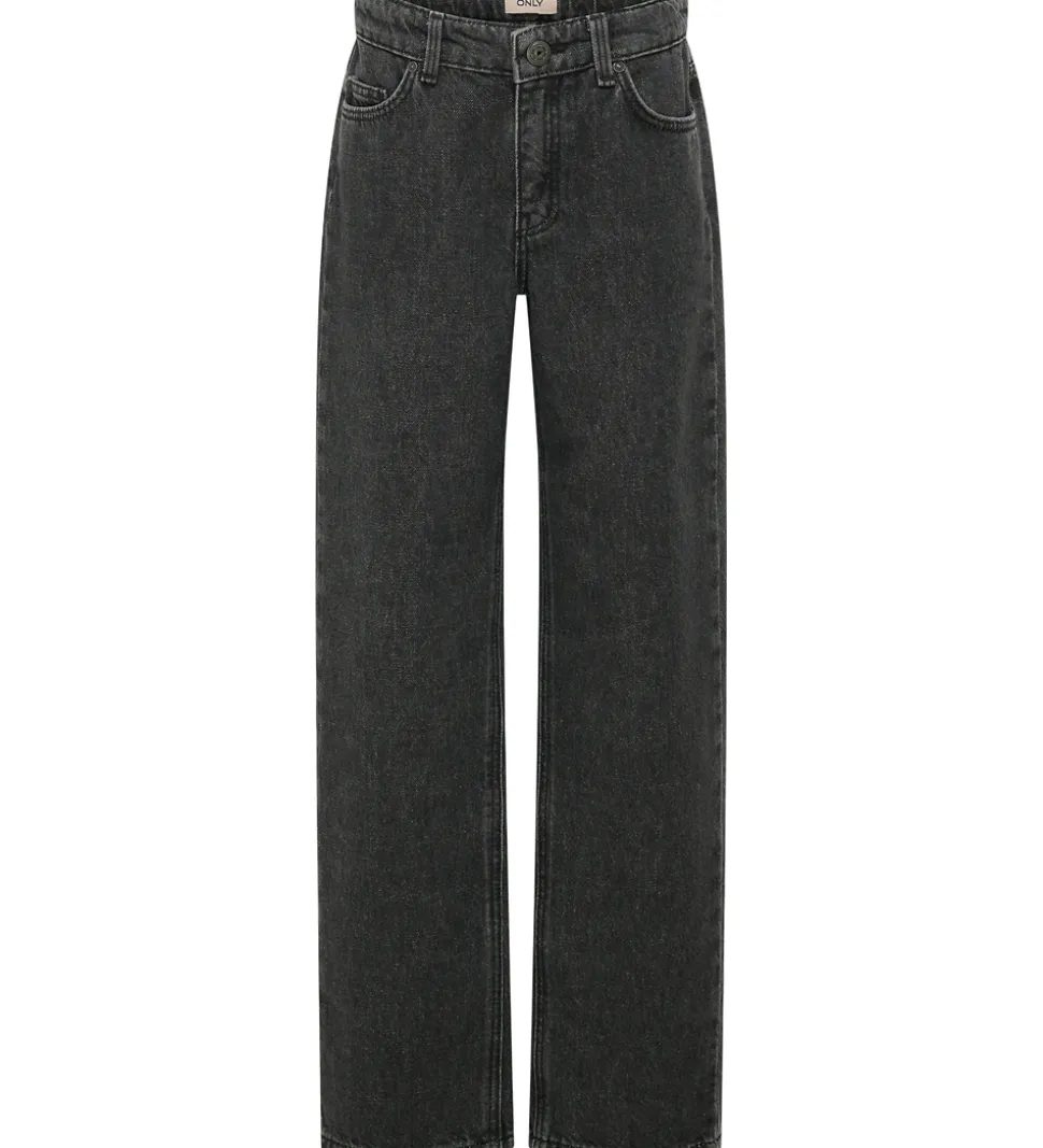 Kids Only Jeans - KogLumi - Washed Black/ Heart Embroide