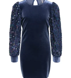 Kids Only Kjole - KogConfidence - Velour/Palietter - Naval Acade