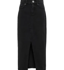 Kids Only Nederdel - Denim - Midi - KogSiri - Washed Black