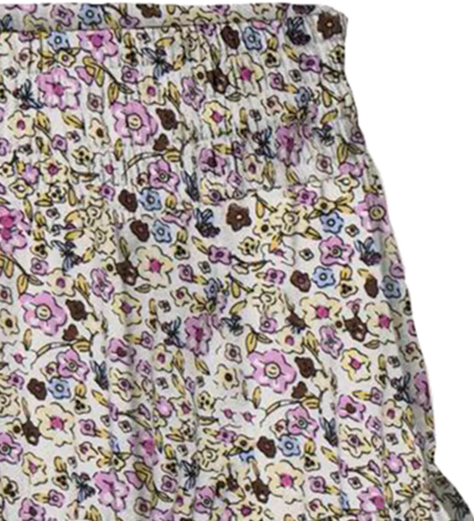 Kids Only Nederdel - KogGlow - Cloud Dancer/Ditsy Flowers