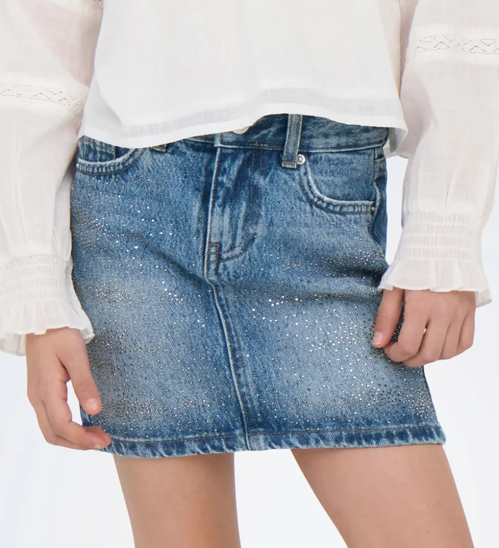 Kids Only Nederdel - KogStella - Light Blue Denim