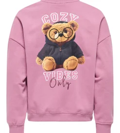 Kids Only Sweatshirt - KogBila - Mauve Orchid/Cozy