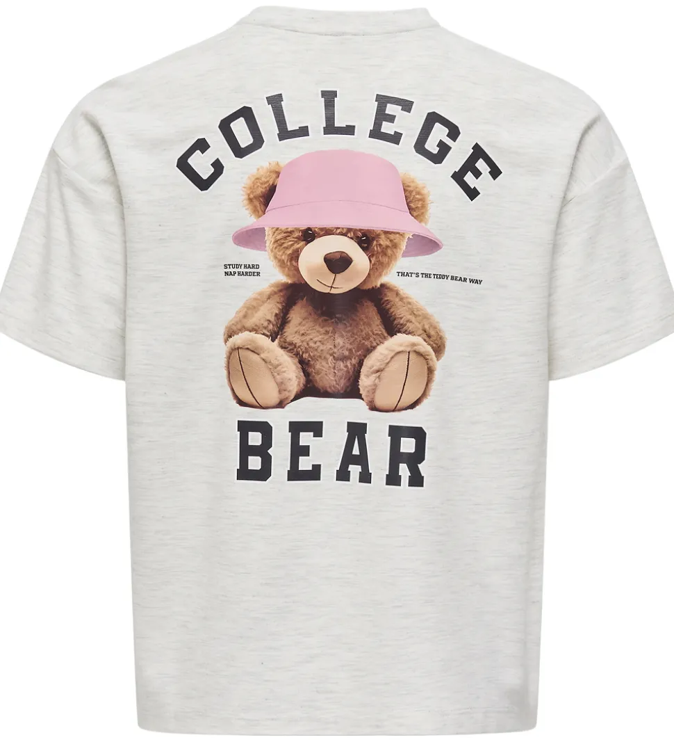 Kids Only T-Shirt - Noos - KogBillie - Light Grey Melange/Collag