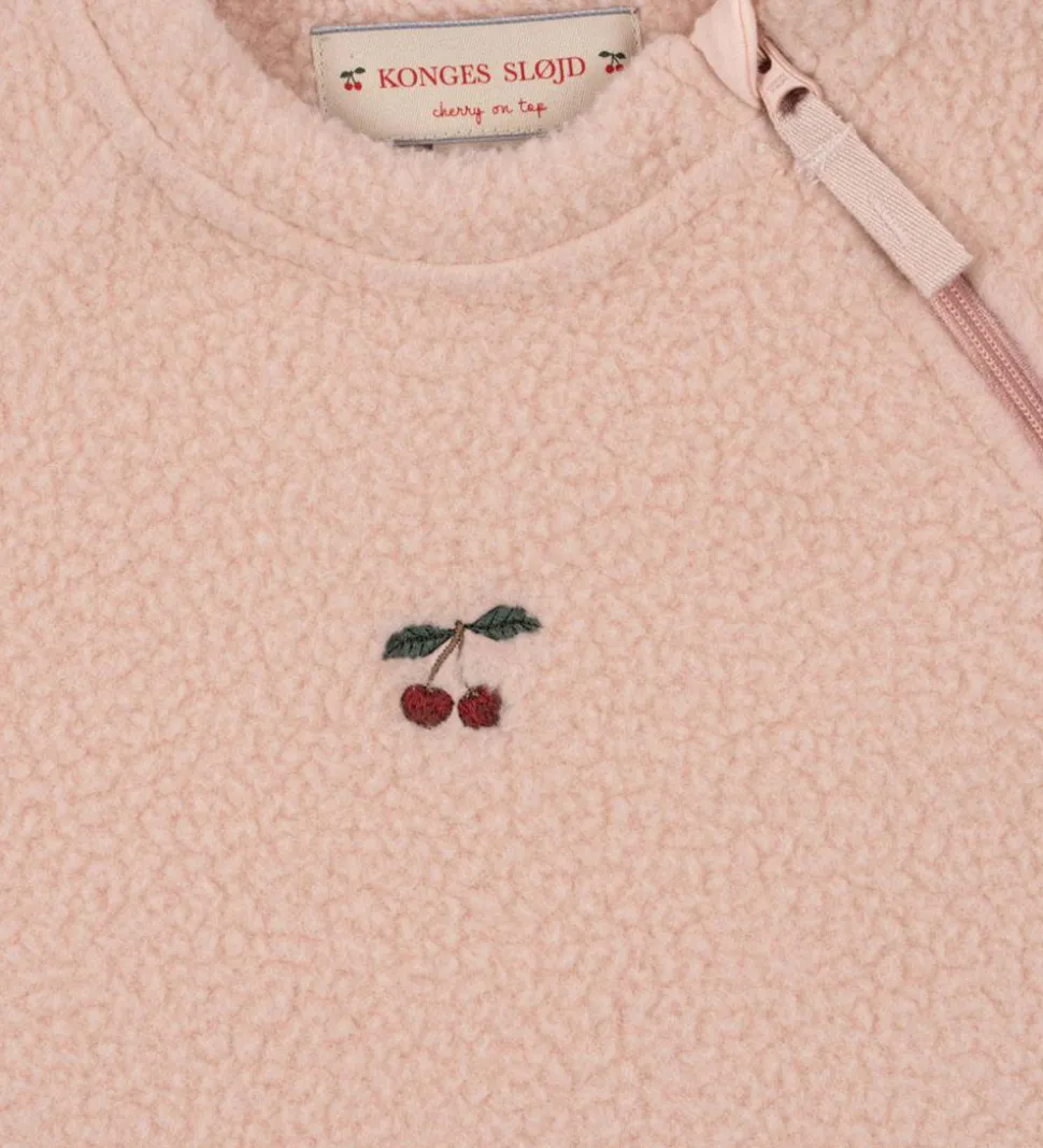 Konges Sløjd Fleecedragt - Safa - Rose Smoke