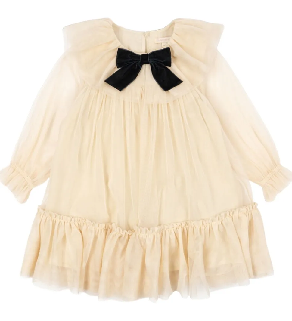 Konges Sløjd Tylkjole - Bow - Parchment