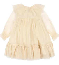 Konges Sløjd Tylkjole - Bow - Parchment