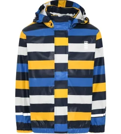 LEGO® Wear Regnjakke - PU - LWJonathan 102 - Blå m. Striber