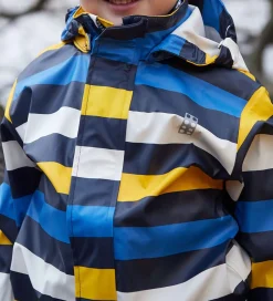 LEGO® Wear Regnjakke - PU - LWJonathan 102 - Blå m. Striber