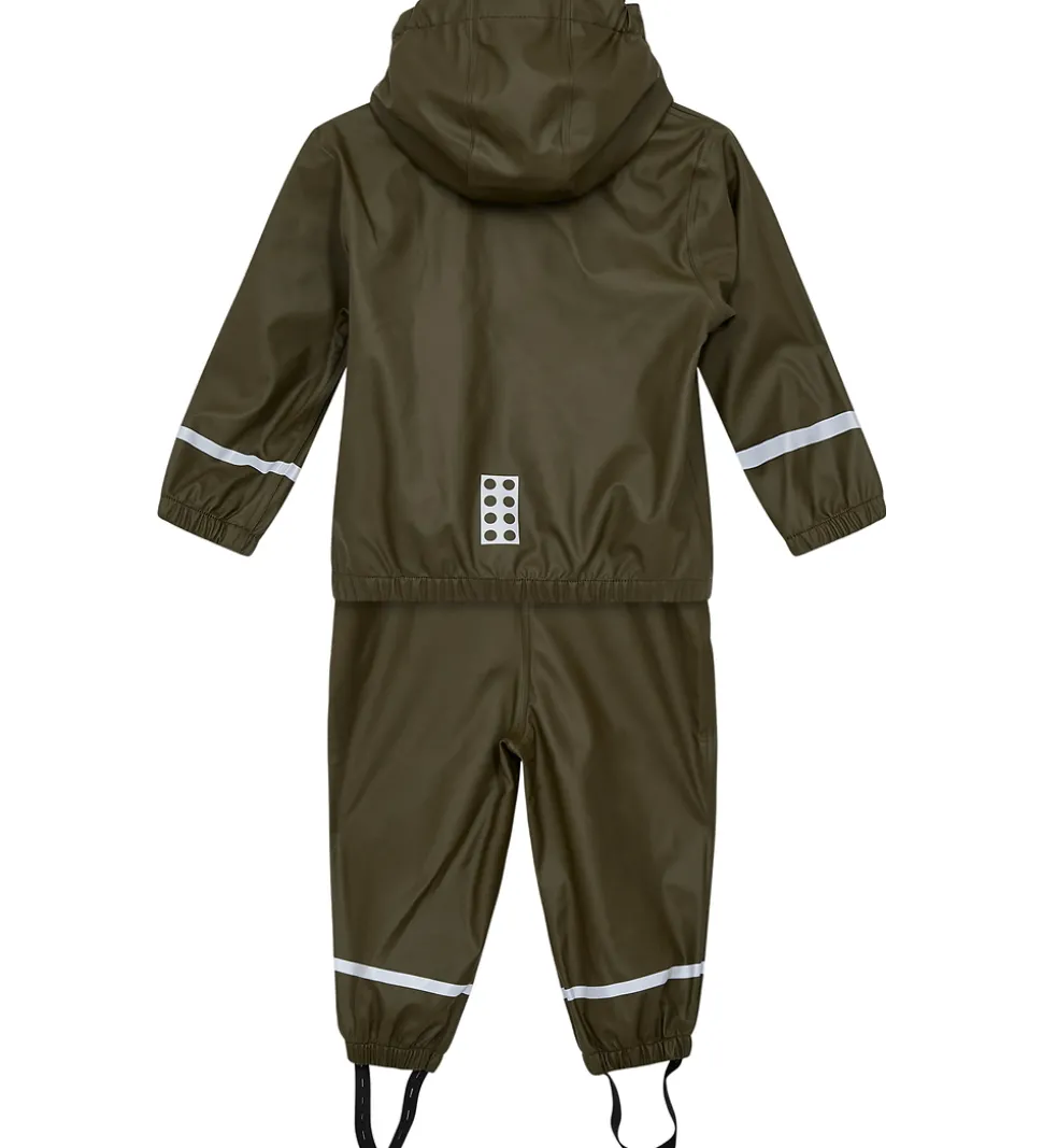 LEGO® Wear Regntøj m. Seler - PU - LWJivan 200 - Dark Khaki