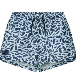 Liewood Badeshorts - Aiden - Ocean/Pure Sky