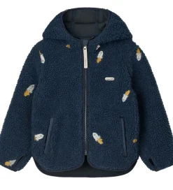 Liewood Fleecejakke - Mara - Rocket/Classic Navy/Embroidery