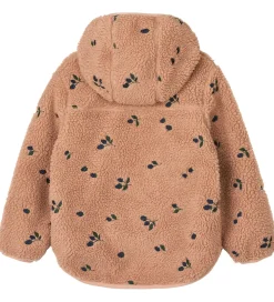 Liewood Fleecejakke - Mara - Berry/Pale Tuscany/Embroidery