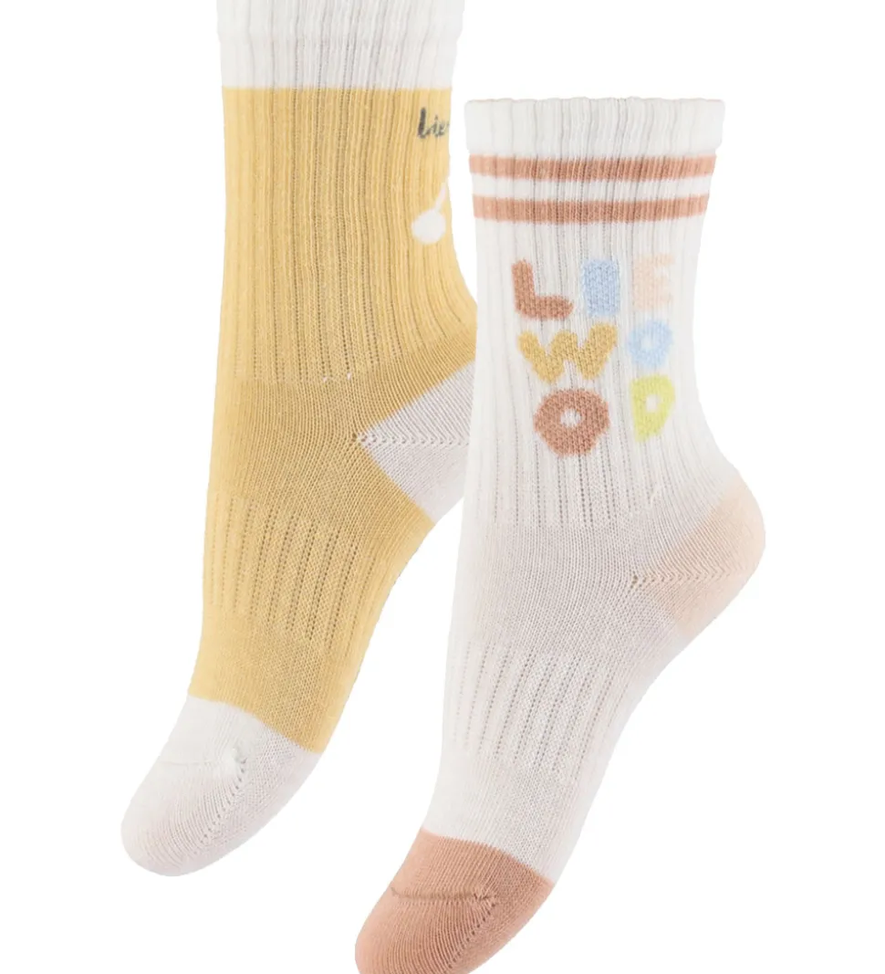 Liewood Strømper - 2-pak - Annette - Light Apricot/Creme De La C