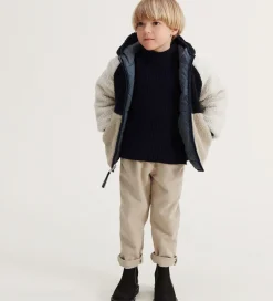 Liewood Termo/Fleecejakke - Jackson - Vendbar - Whale Blue Multi