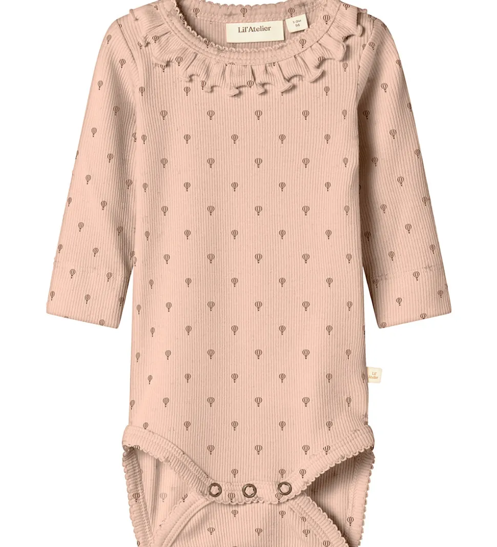 Lil Atelier Body l/æ - Rib - NbfGago - Cameo Rose