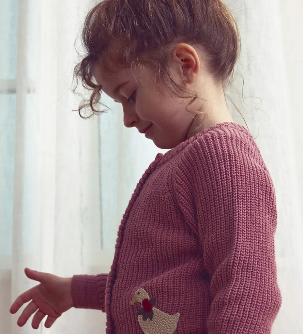 Lil Atelier Cardigan - Strik - NmfEmlen - Nostalgia Rose