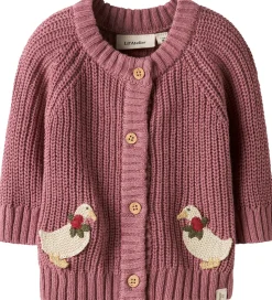 Lil Atelier Cardigan - Strik - NbfEmlen - Nostalgia Rose