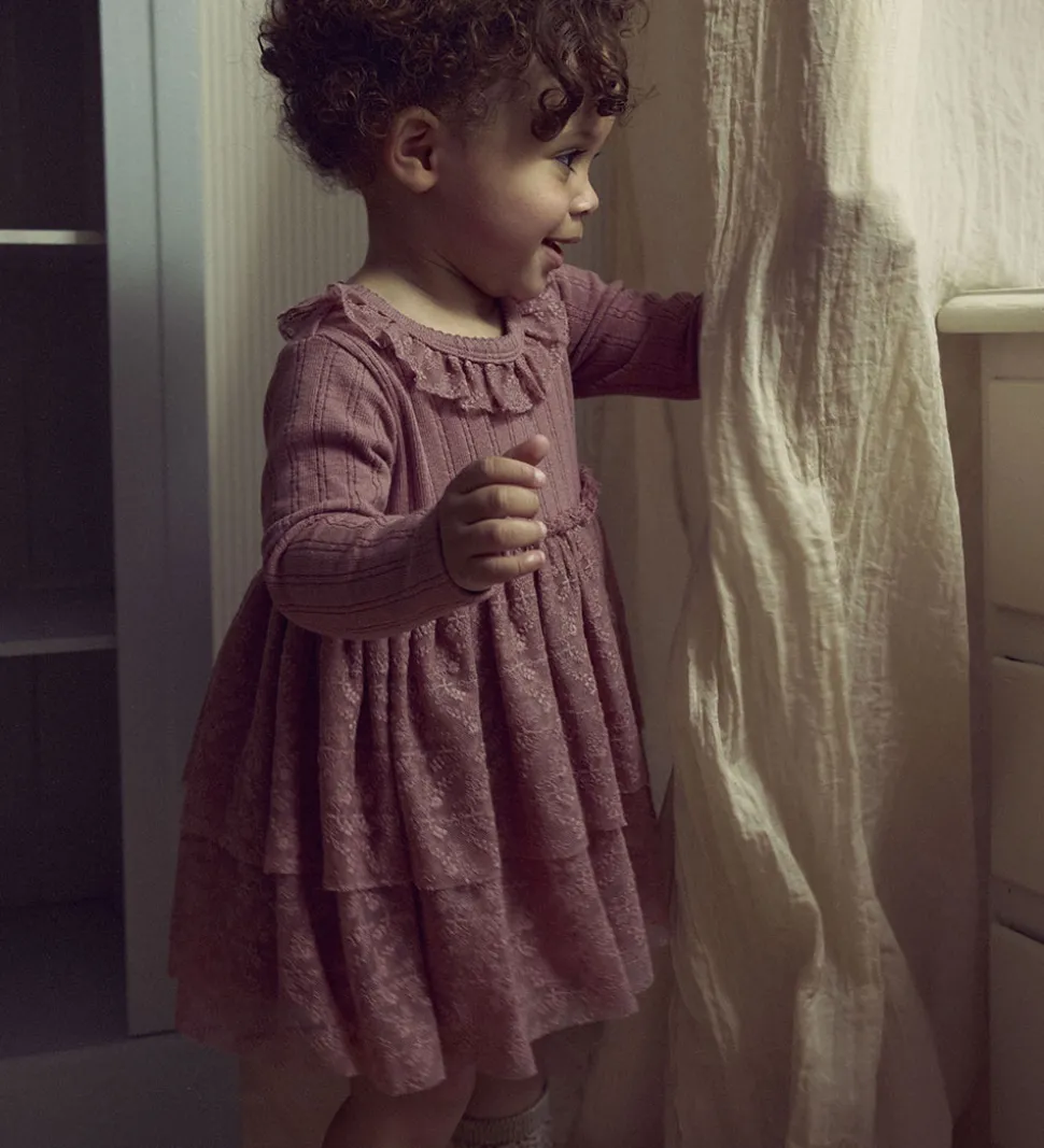 Lil' Atelier Kjolebody l/æ - NbfRobelle - Nostalgia Rose