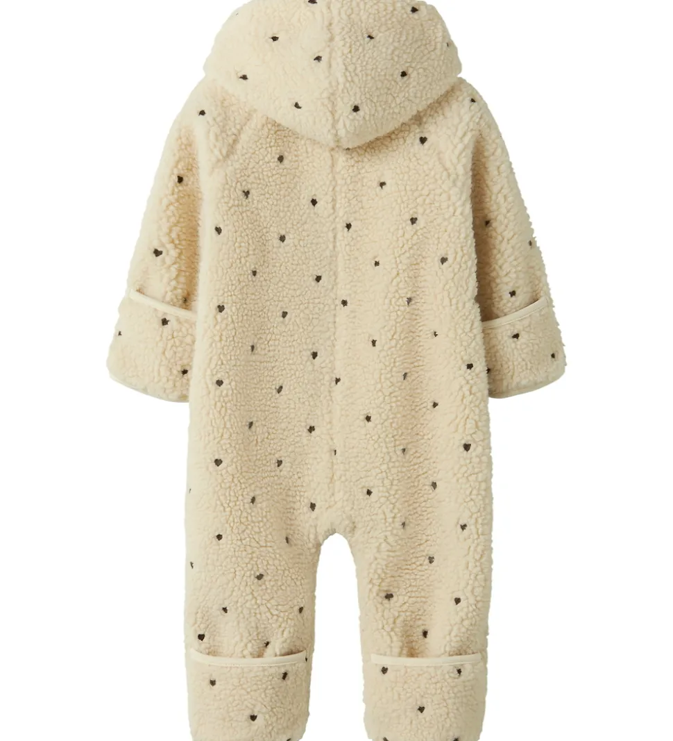 Lil' Atelier Køredragt - Teddy - NbnNalo Loose - Turtledove/Hear