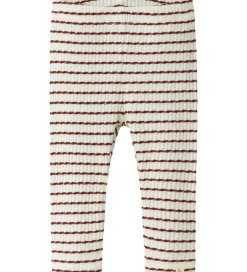 Lil' Atelier Leggings - Rib - NbfOsophia - Hot Chocolate