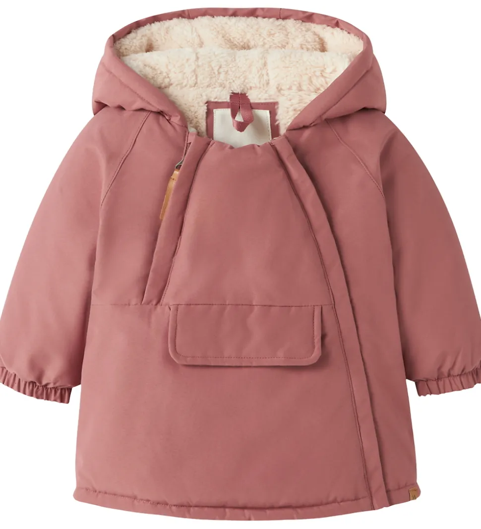 Lil' Atelier Vinterjakke - NbfLasnow05 - Withered Rose