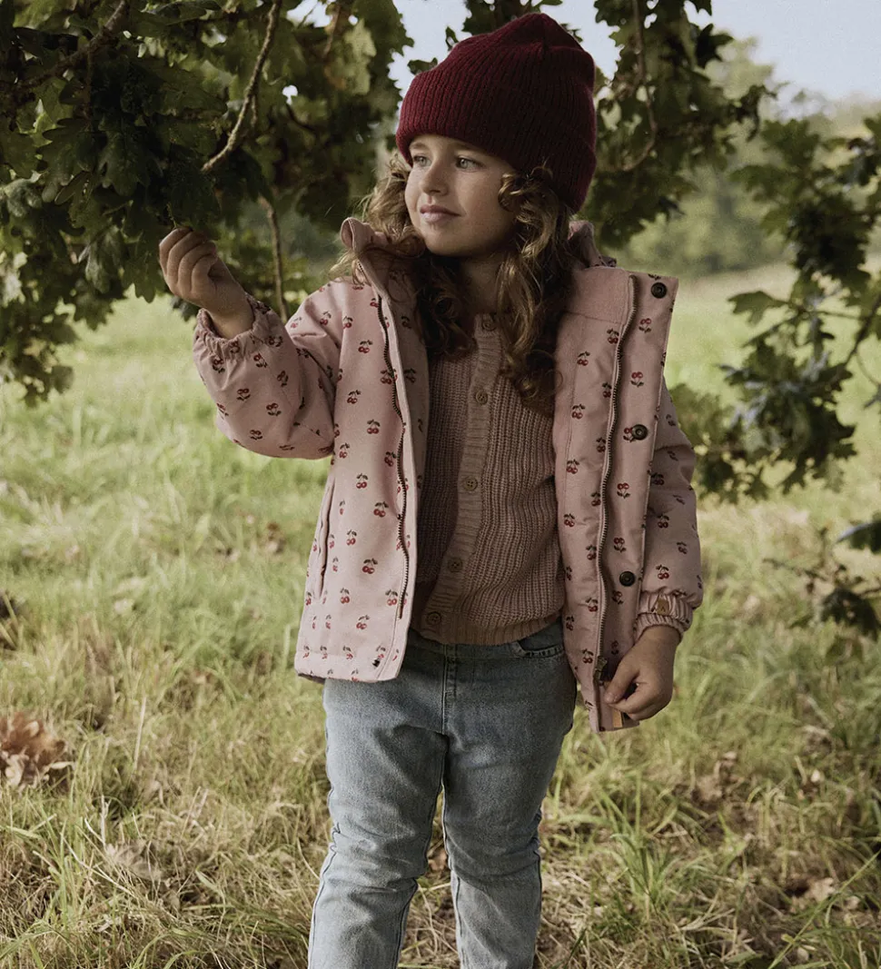 Lil' Atelier Vinterjakke - NmfLasnow10 - Misty Rose/Cherry