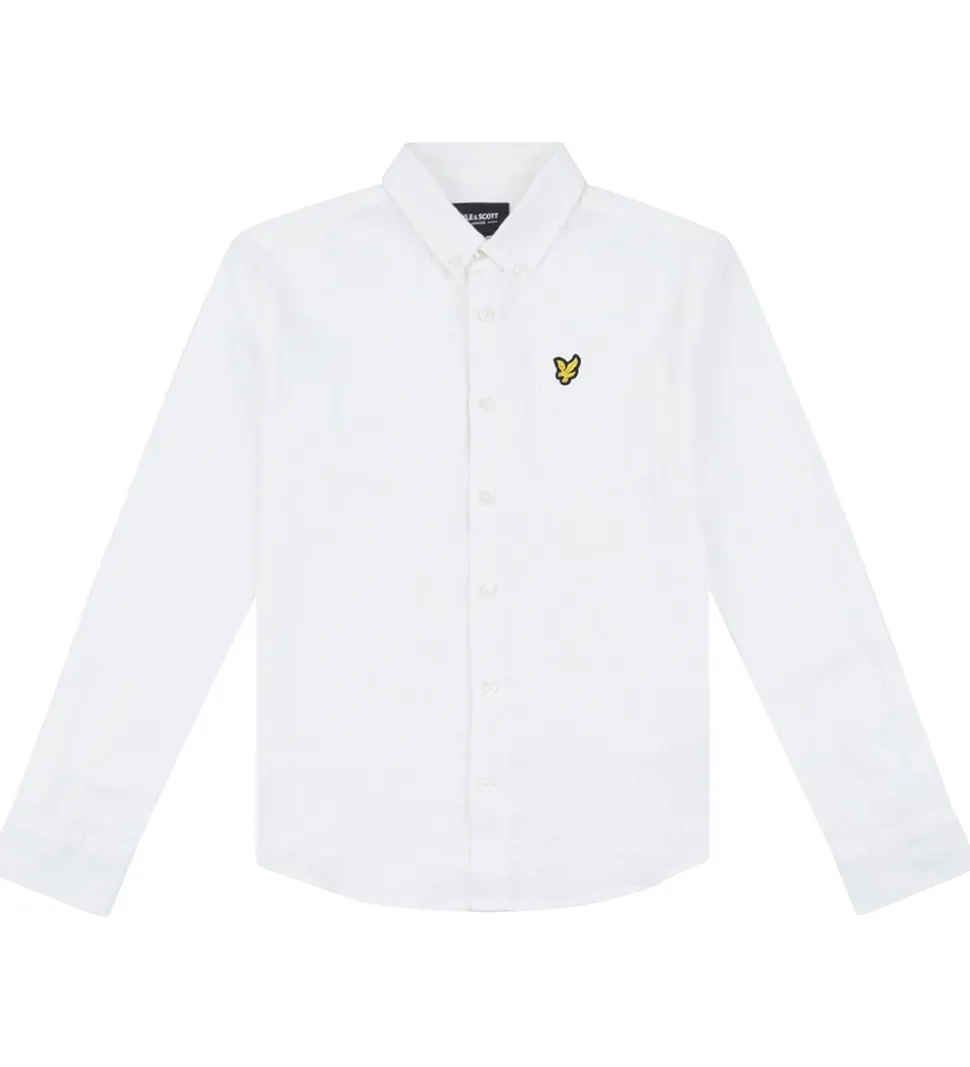 Lyle & Scott Skjorte - Oxford - Hvid