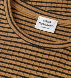 Mads Nørgaard Bluse - Rib - Viskose - Talika - Ermine/Black