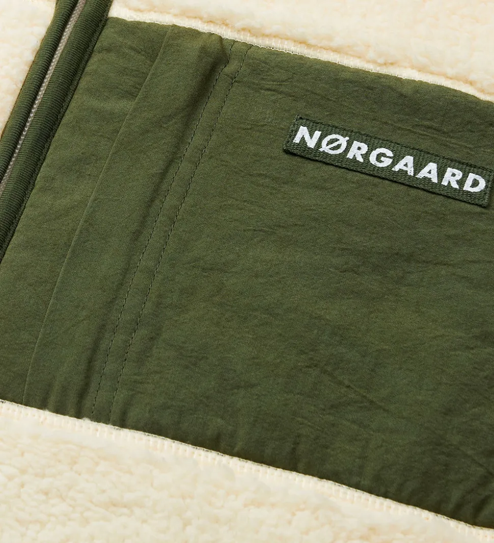 Mads Nørgaard Fleecejakke - Teddy - Jeffo - Vanilla Custard m. G