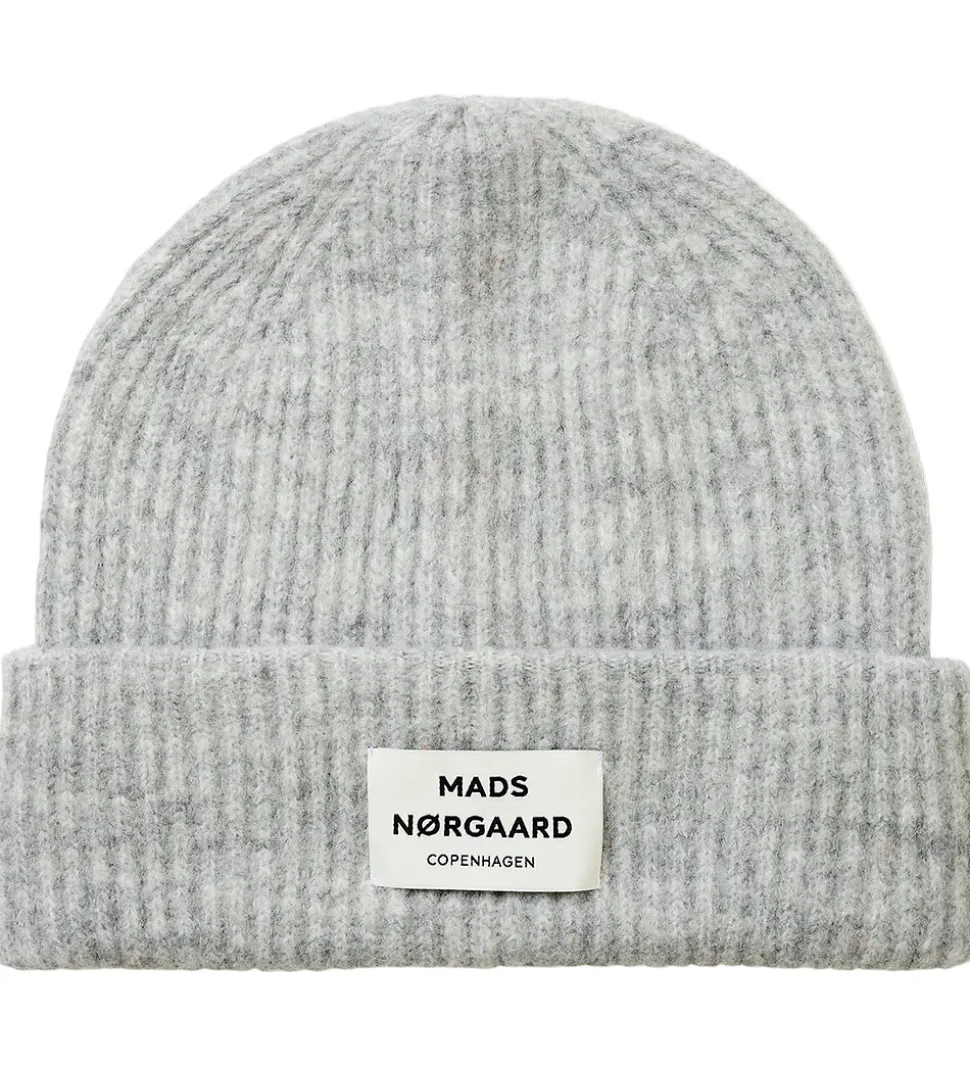 Mads Nørgaard Hue -Uld/Akryl - Tosca Anju - Lysegråmeleret