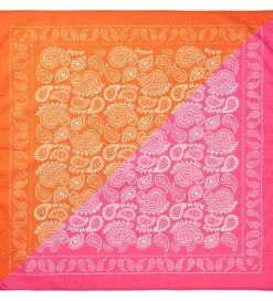 Mads Nørgaard Tørklæde - 55x55 cm - Pink/Orange