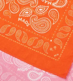 Mads Nørgaard Tørklæde - 55x55 cm - Pink/Orange