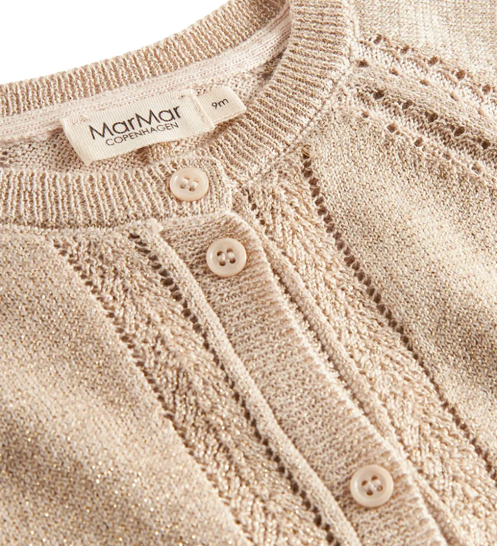 MarMar Cardigan - Tillie B - Gold Glitter