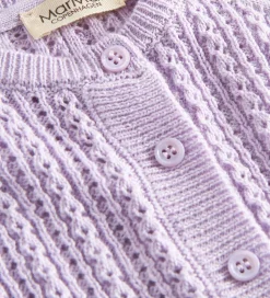 MarMar Cardigan - Totti - Uld/Bomuld - Amethyst